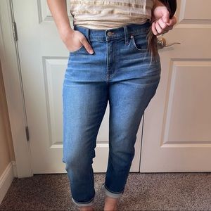 Madewell Spring 2021 Slim Boyjean in Medium Wash, Size 29